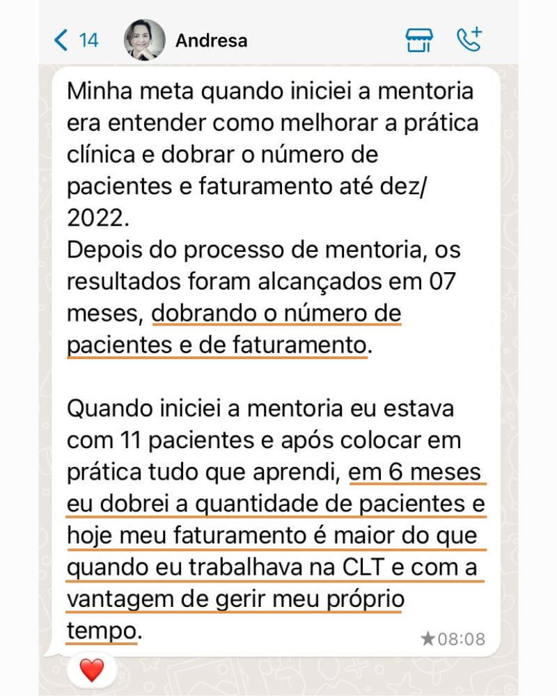 depoimentos PCS - Andresa